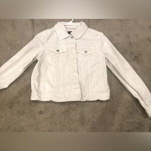 White denim jacket